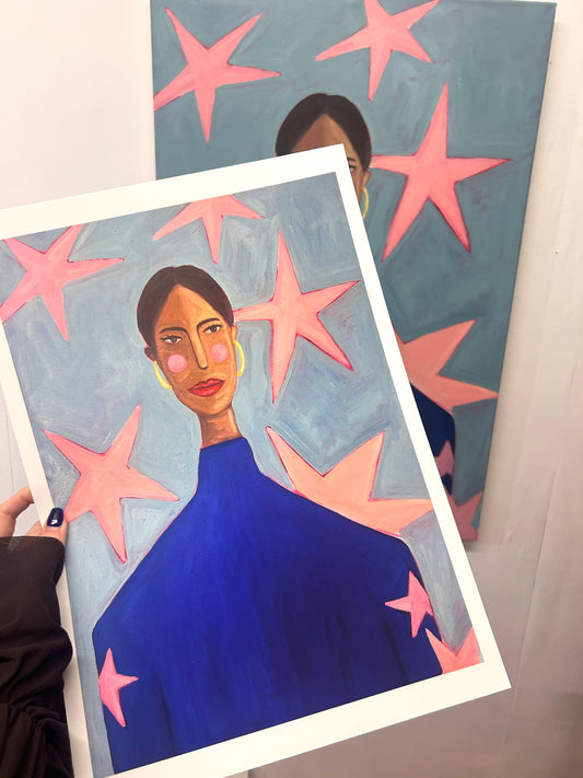 Astrology Girl Prints