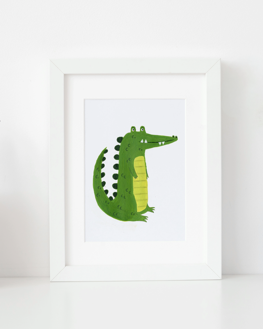 A5 Framed Original Alligator