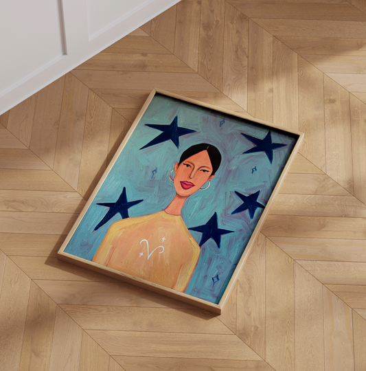 Aries Girl Prints