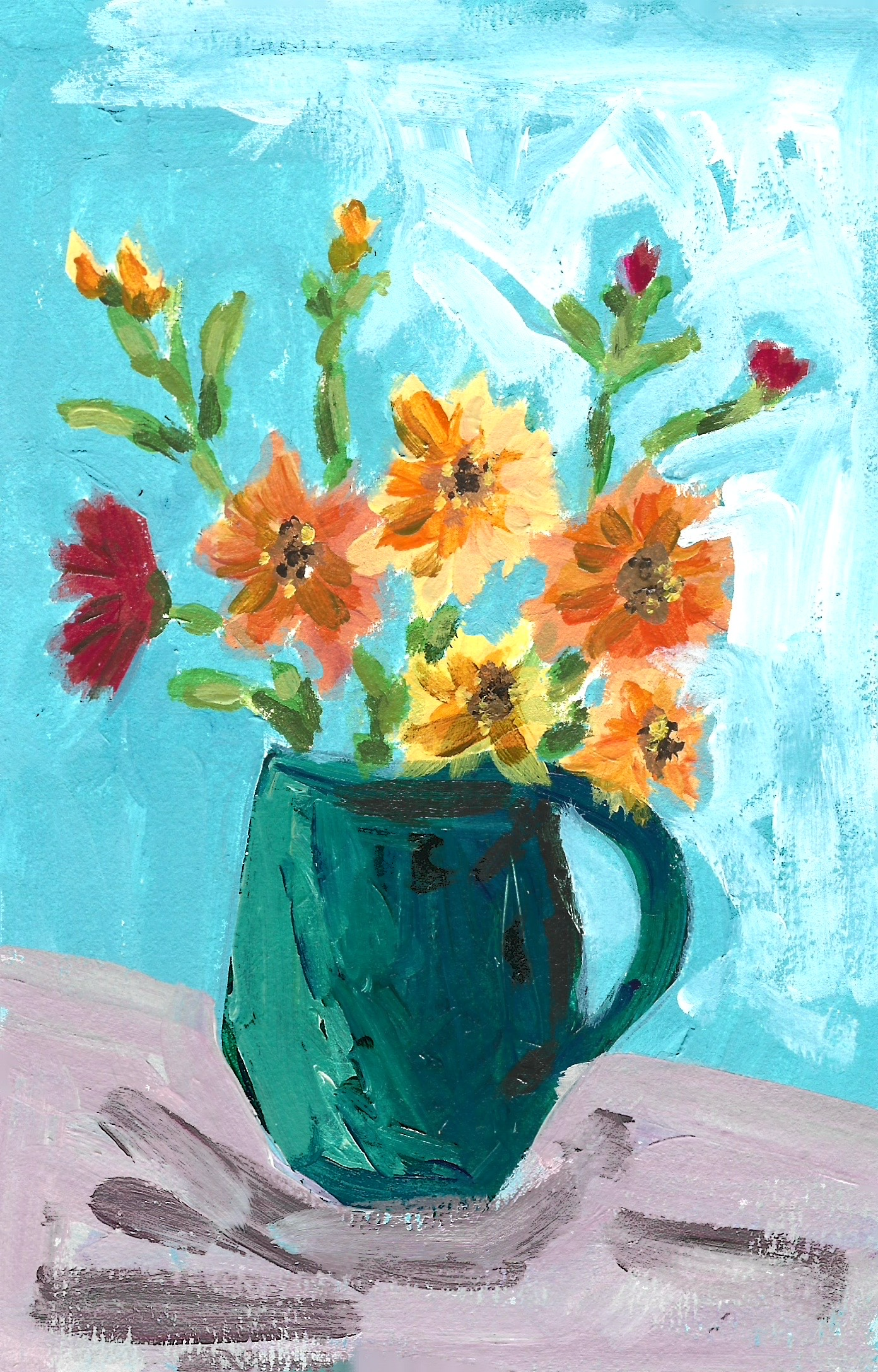 Flowers in a vase