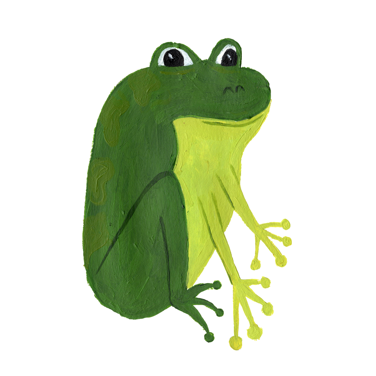 A5 Framed Original Frog